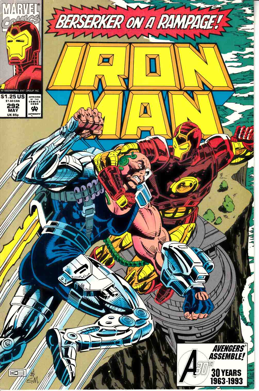 Iron Man #292 Very Good (4.0) [Marvel Comic] THUMBNAIL