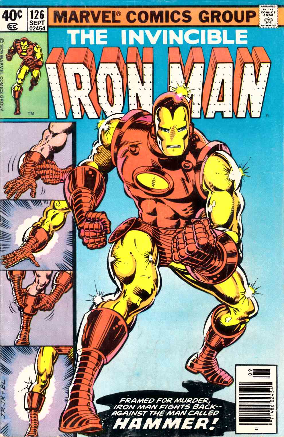 Iron Man #126 Newsstand Edition Fine (6.0) [Marvel Comic] THUMBNAIL