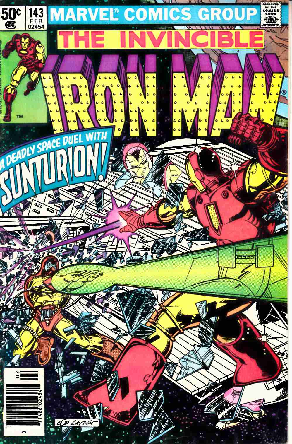 Iron Man #143 Newsstand Edition Very Good Plus (4.5) [Marvel Comic] LARGE