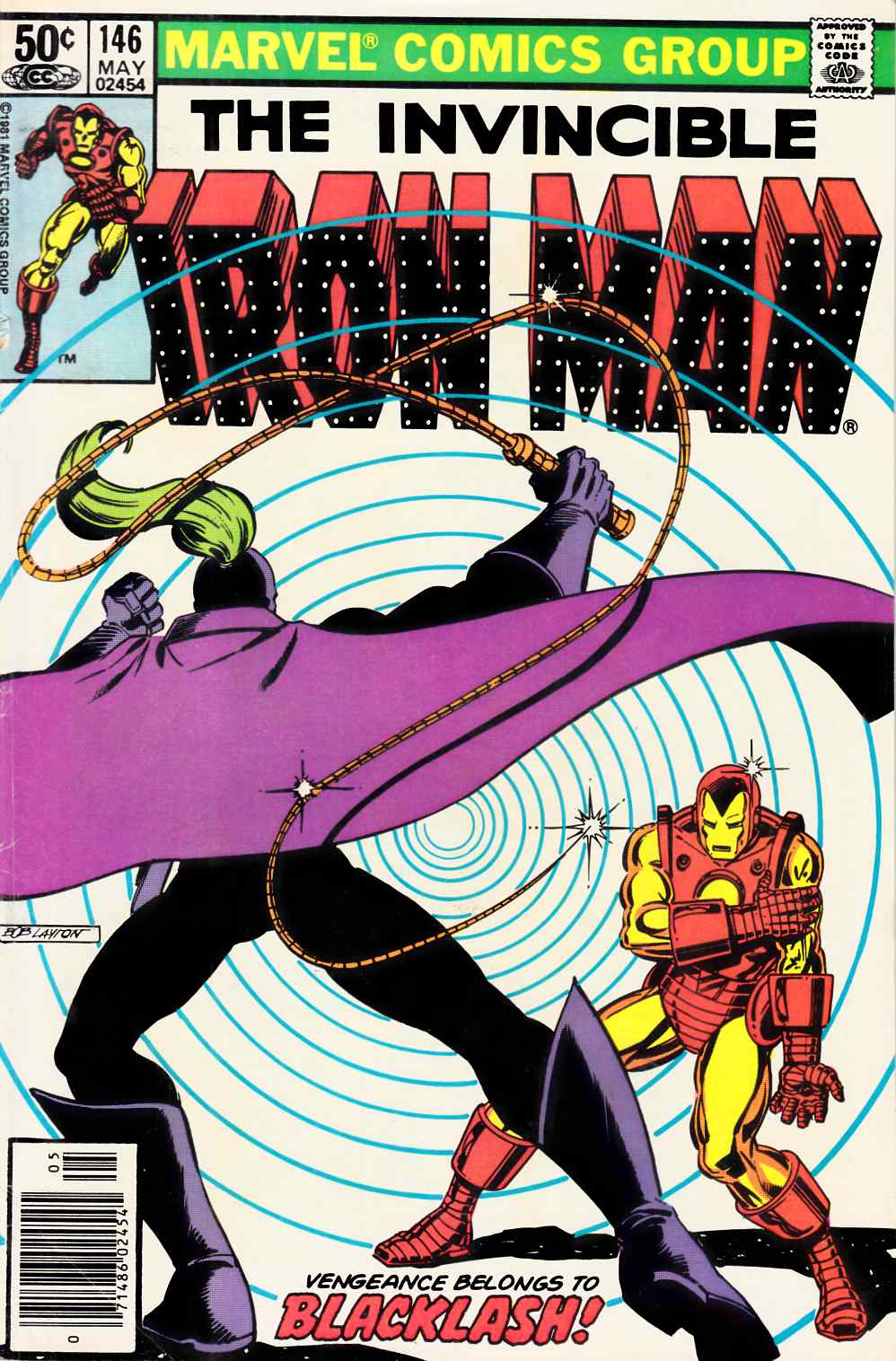 Iron Man #146 Newsstand Edition Fine (6.0) [Marvel Comic] THUMBNAIL