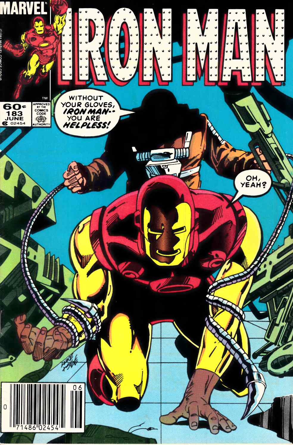 Iron Man #183 Newsstand Edition Fine (6.0) [Marvel Comic] THUMBNAIL
