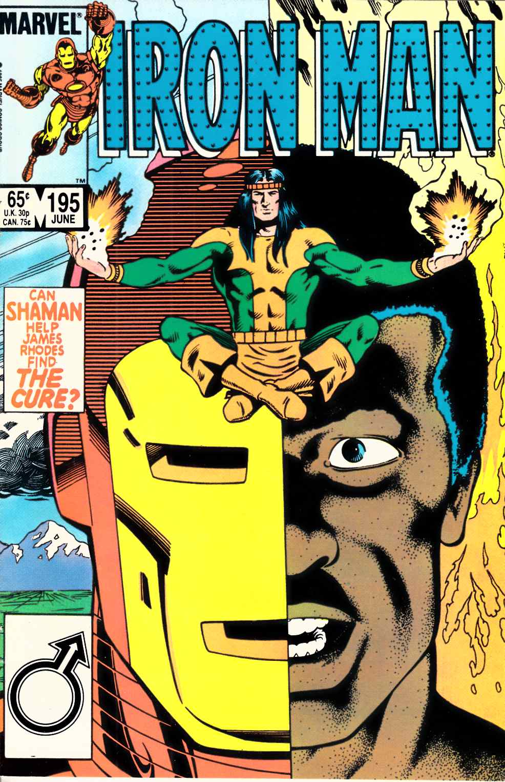 Iron Man #195 Very Fine (8.0) [Marvel Comic] THUMBNAIL