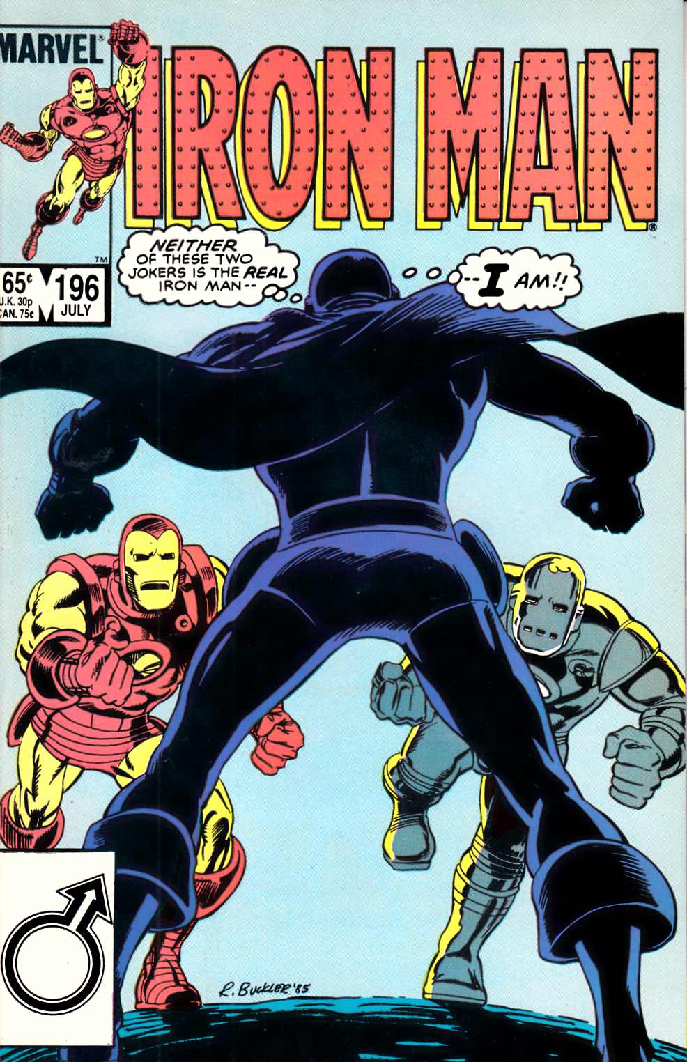 Iron Man #196 Very Fine (8.0) [Marvel Comic] THUMBNAIL