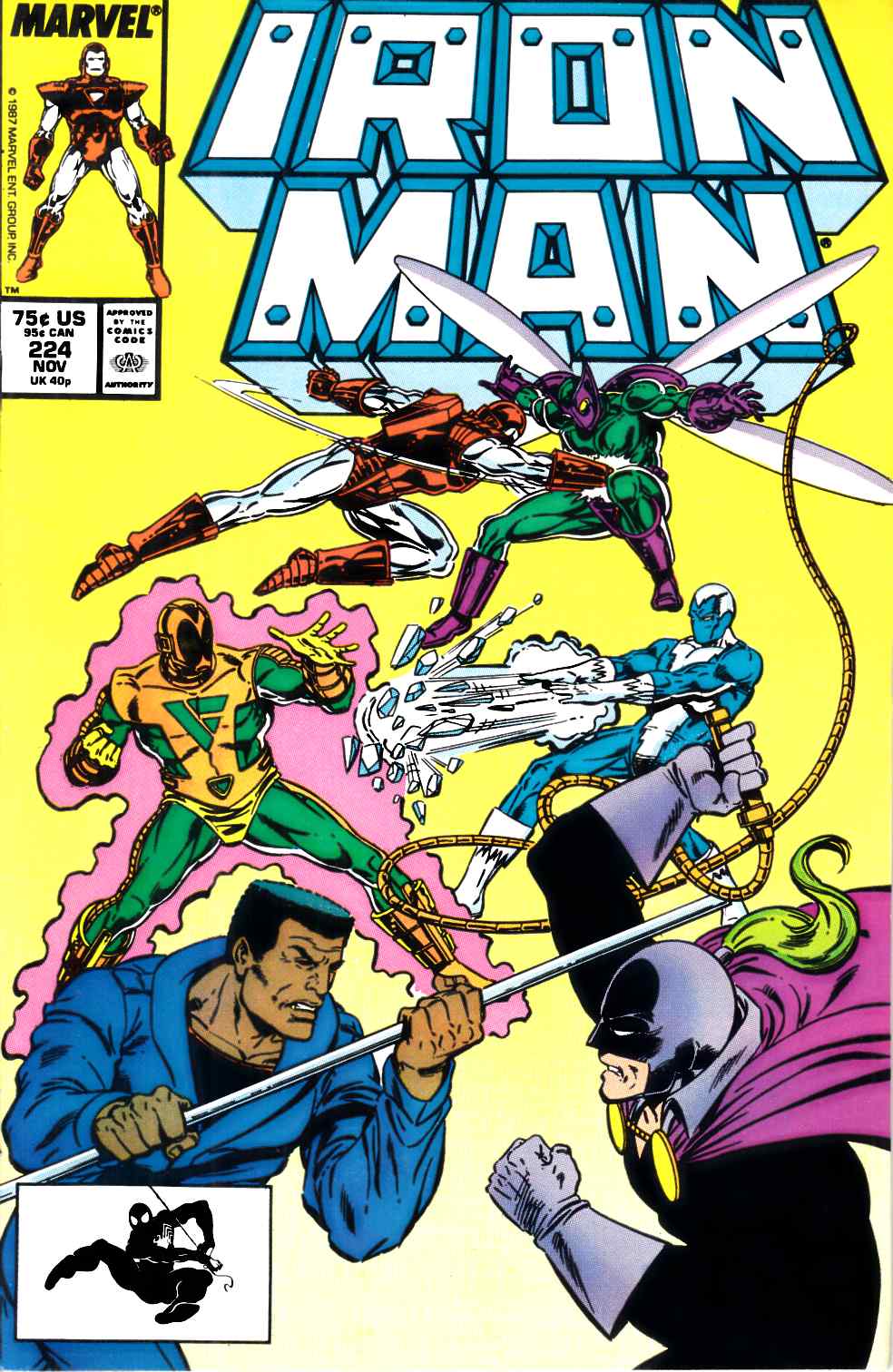 Iron Man #224 Very Fine (8.0) [Marvel Comic] THUMBNAIL