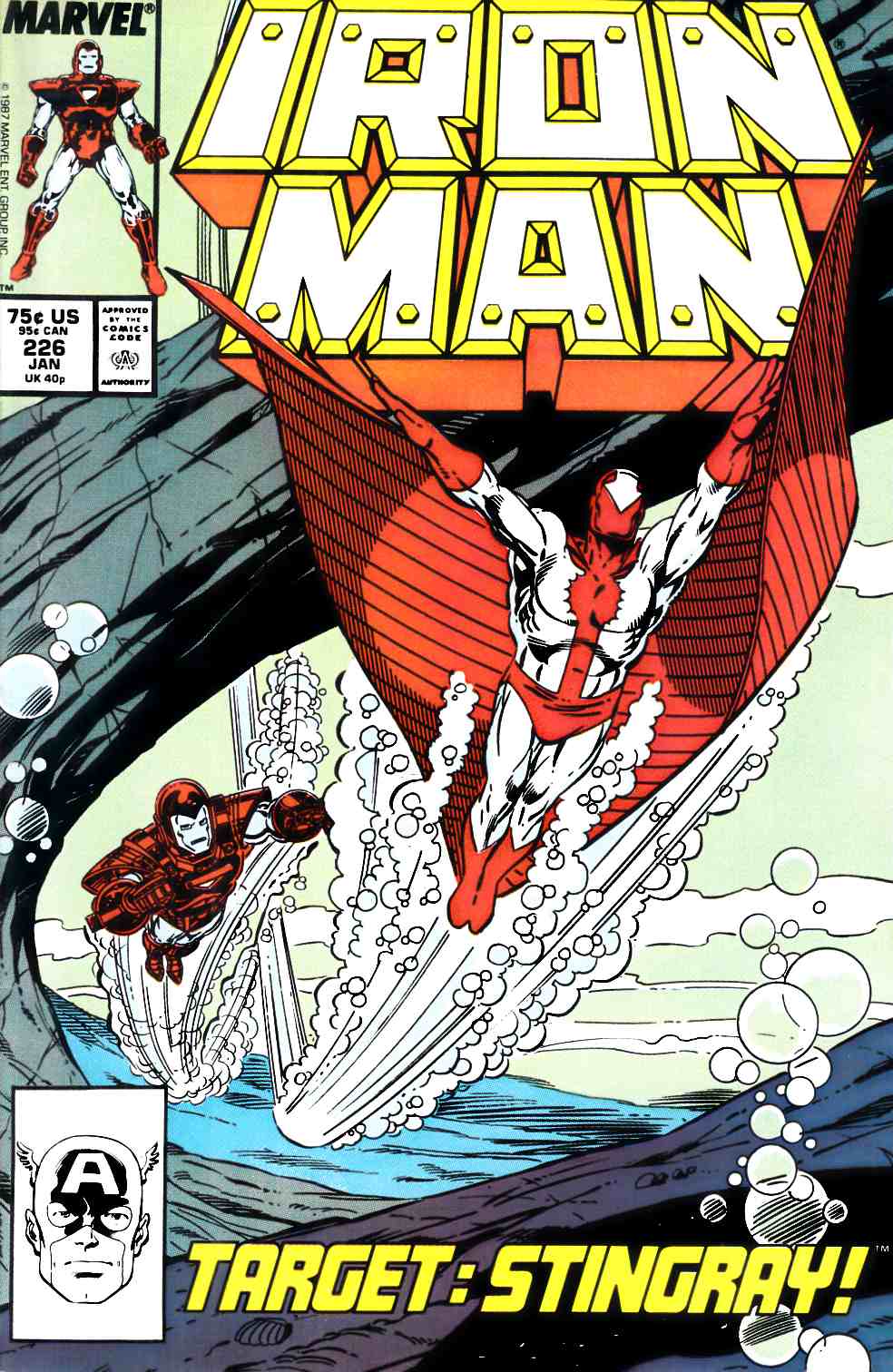 Iron Man #226 Very Fine (8.0) [Marvel Comic] THUMBNAIL