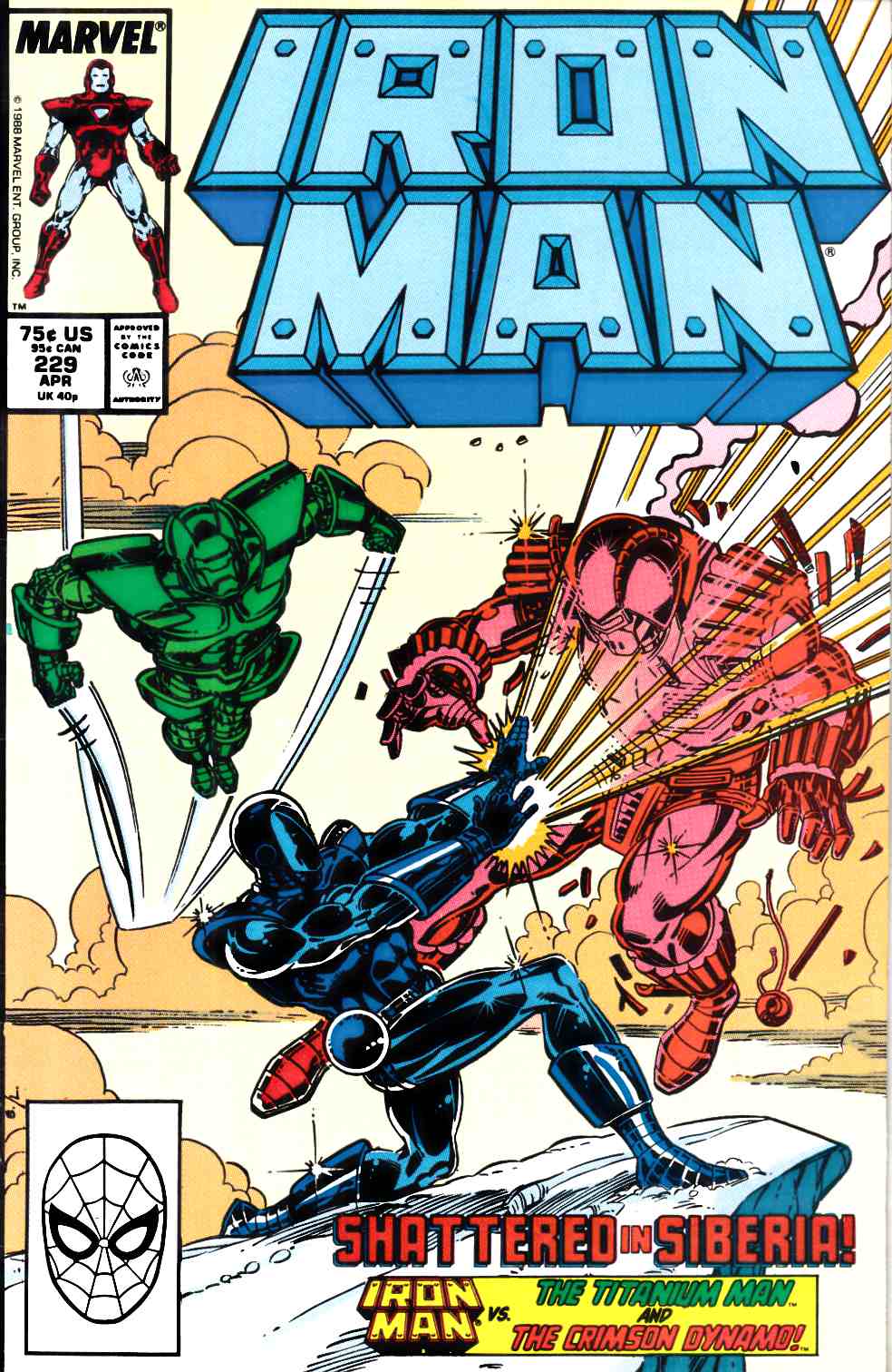 Iron Man #229 Very Fine (8.0) [Marvel Comic] THUMBNAIL