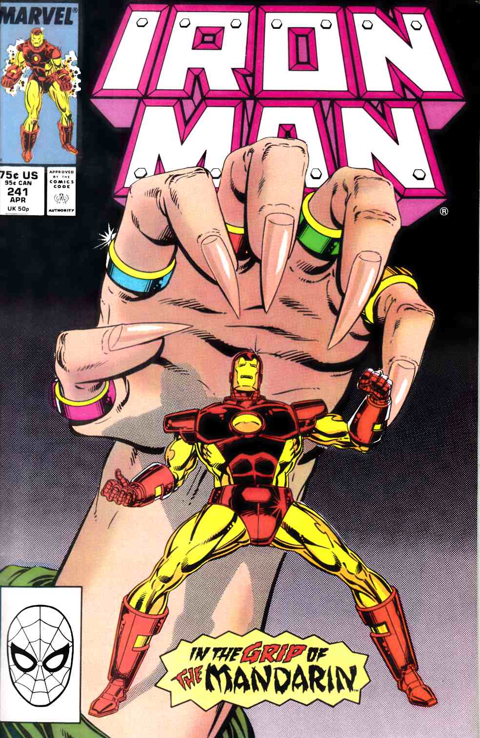 Iron Man #241 Very Fine (8.0) [Marvel Comic] THUMBNAIL