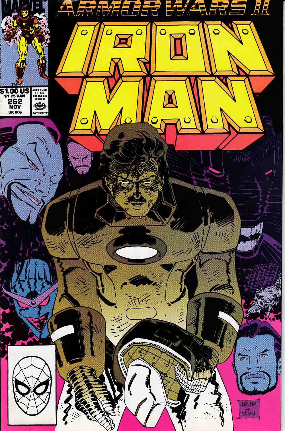 Iron Man #262 Fine (6.0) [Marvel Comic] LARGE