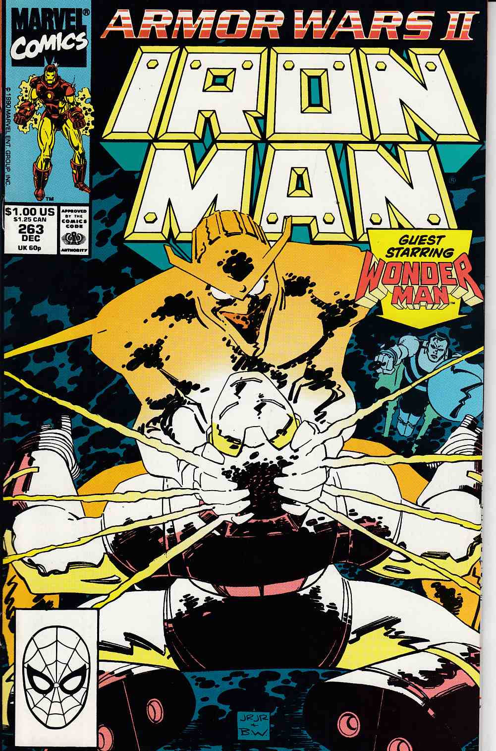 Iron Man #263 Fine (6.0) [Marvel Comic] LARGE