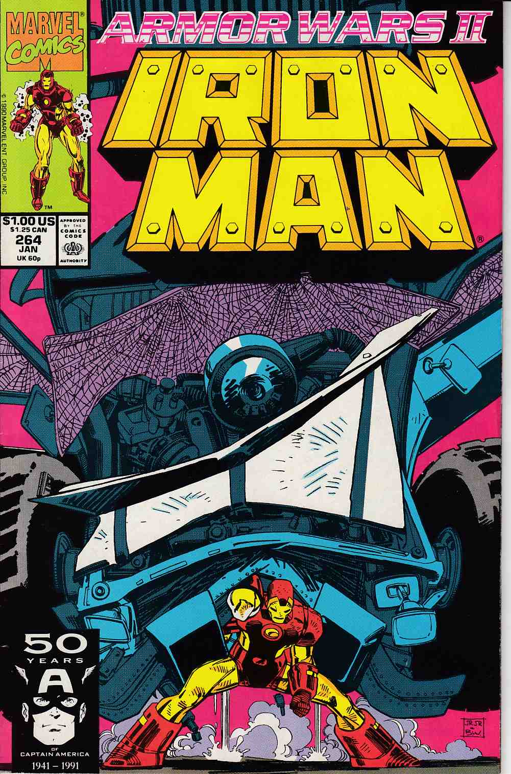 Iron Man #264 Fine (6.0) [Marvel Comic] LARGE