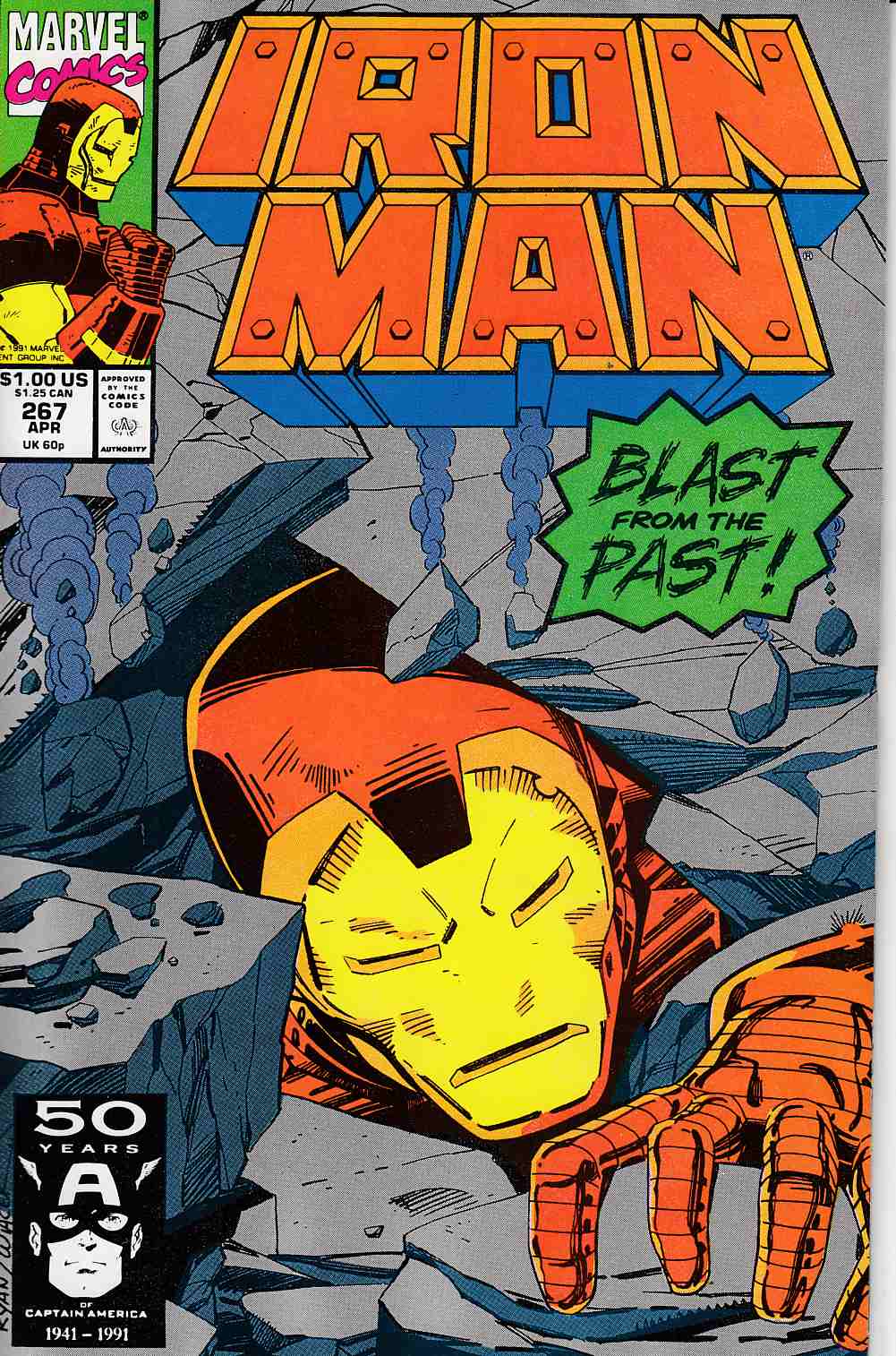 Iron Man #267 Fine (6.0) [Marvel Comic] LARGE