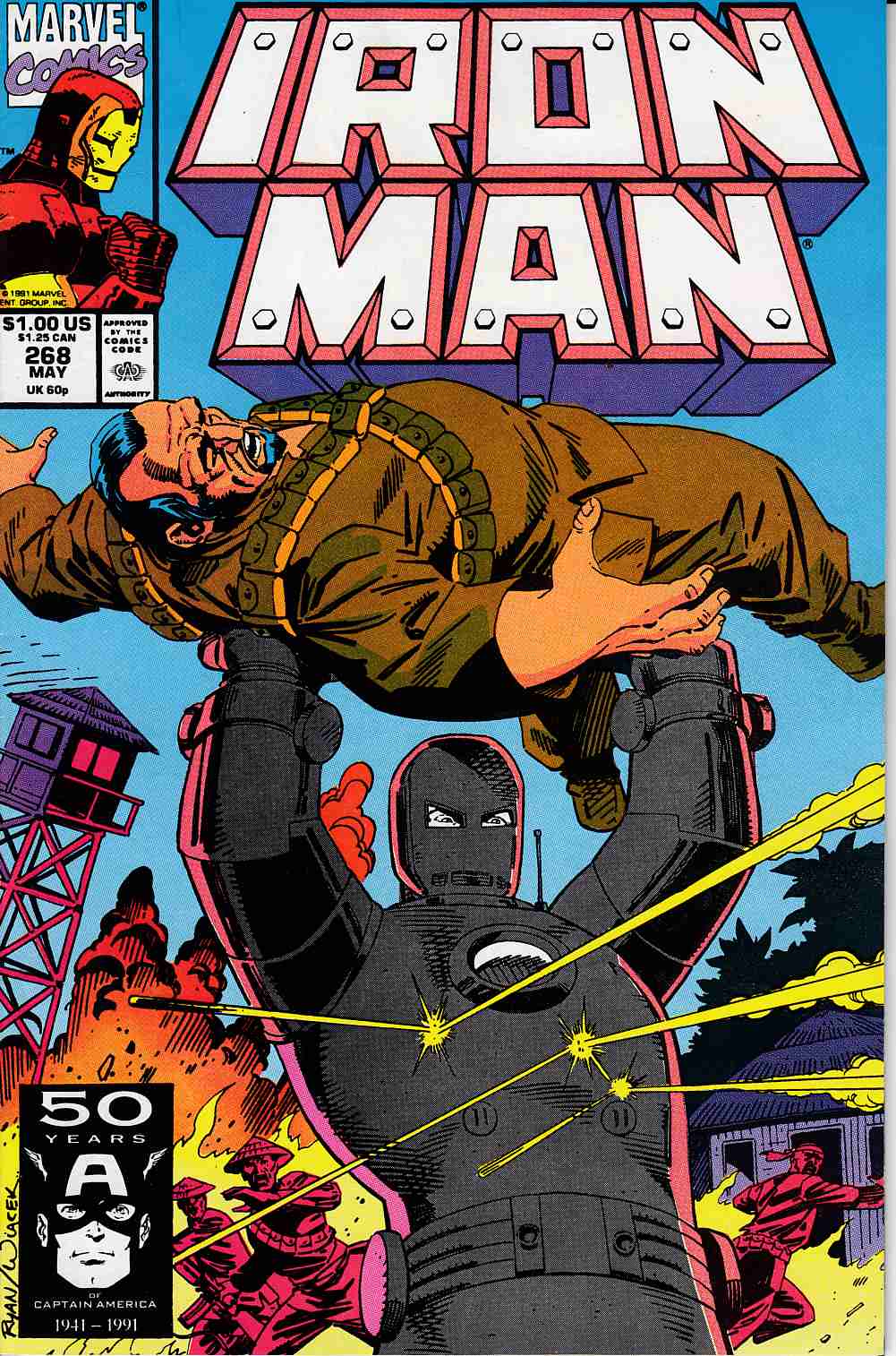 Iron Man #268 Very Fine (8.0) [Marvel Comic] LARGE