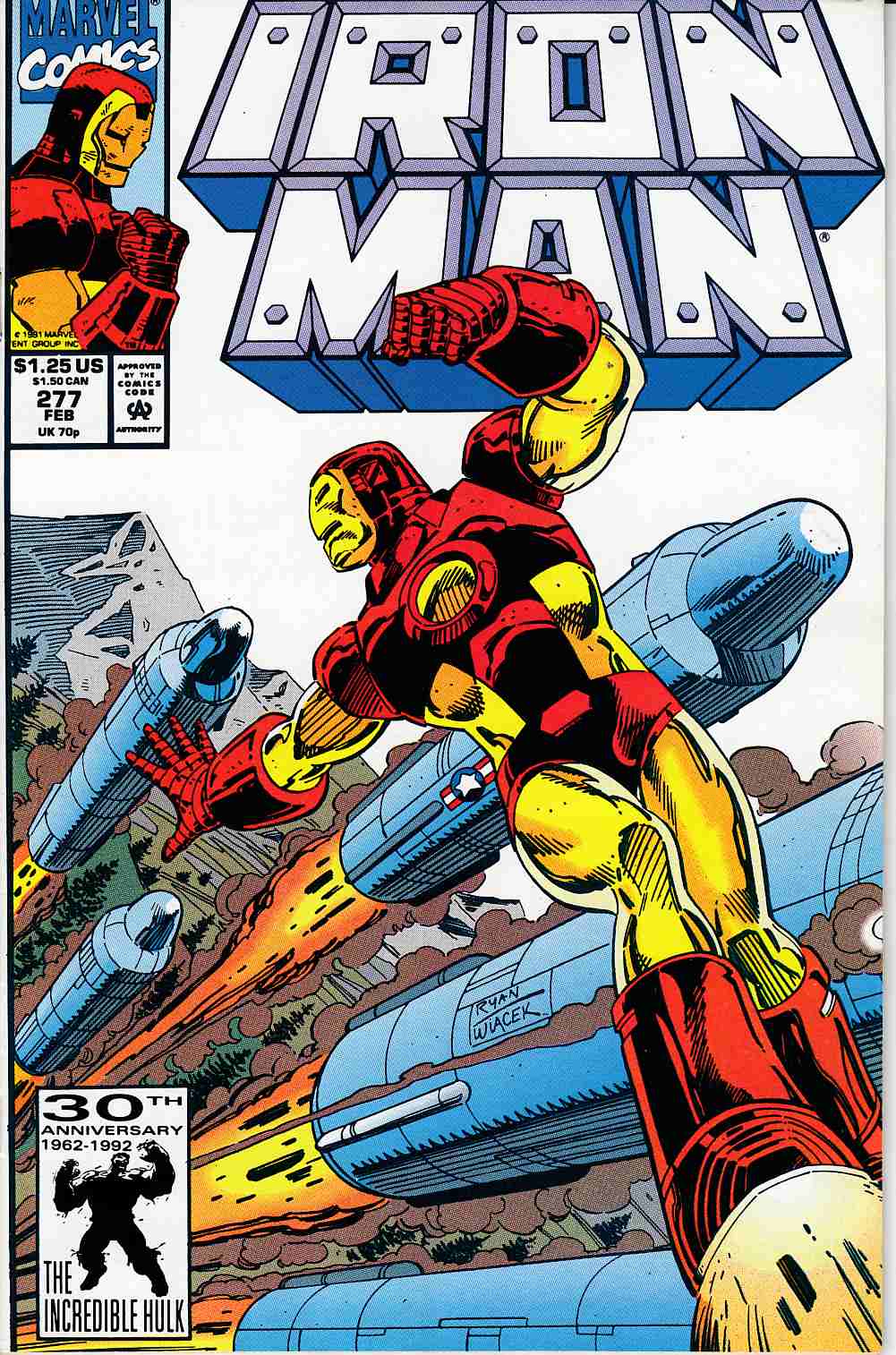 Iron Man #277 Very Fine (8.0) [Marvel Comic] LARGE