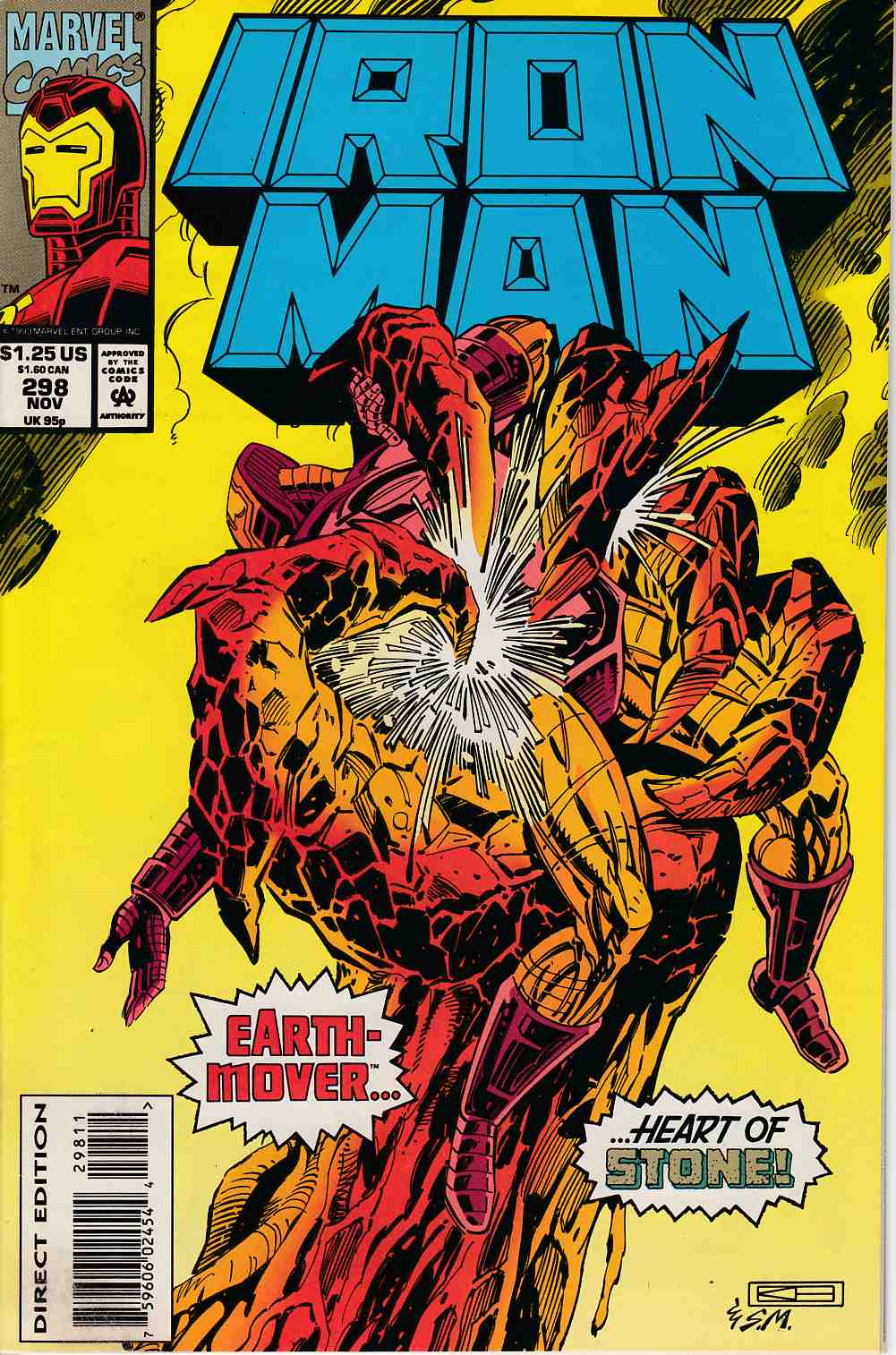 Iron Man #298 Fine (6.0) [Marvel Comic] THUMBNAIL