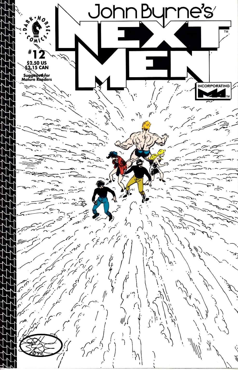 John Byrne's Next Men #12 Near Mint (9.4) [Dark Horse Comic] LARGE