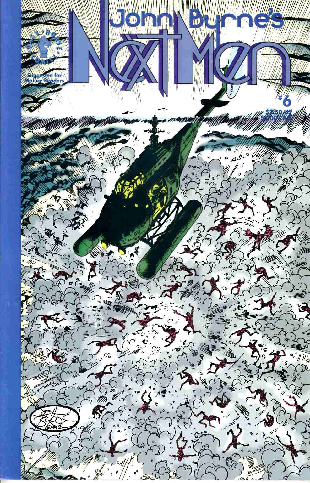 John Byrne's Next Men #6 Very Fine (8.0) [Dark Horse Comic] LARGE