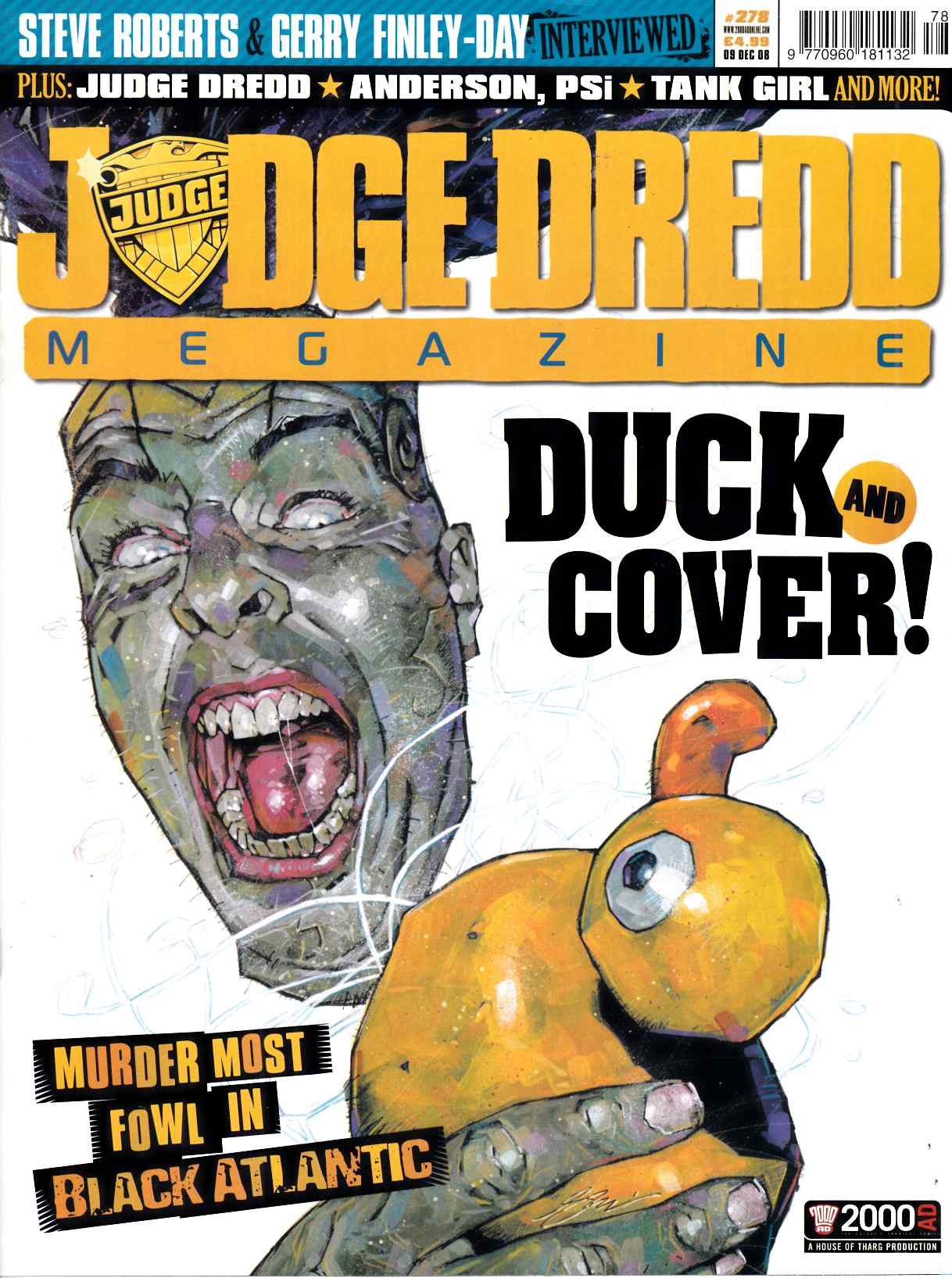 Judge Dredd Megazine #278 Near Mint (9.4) [Rebellion Magazine] LARGE