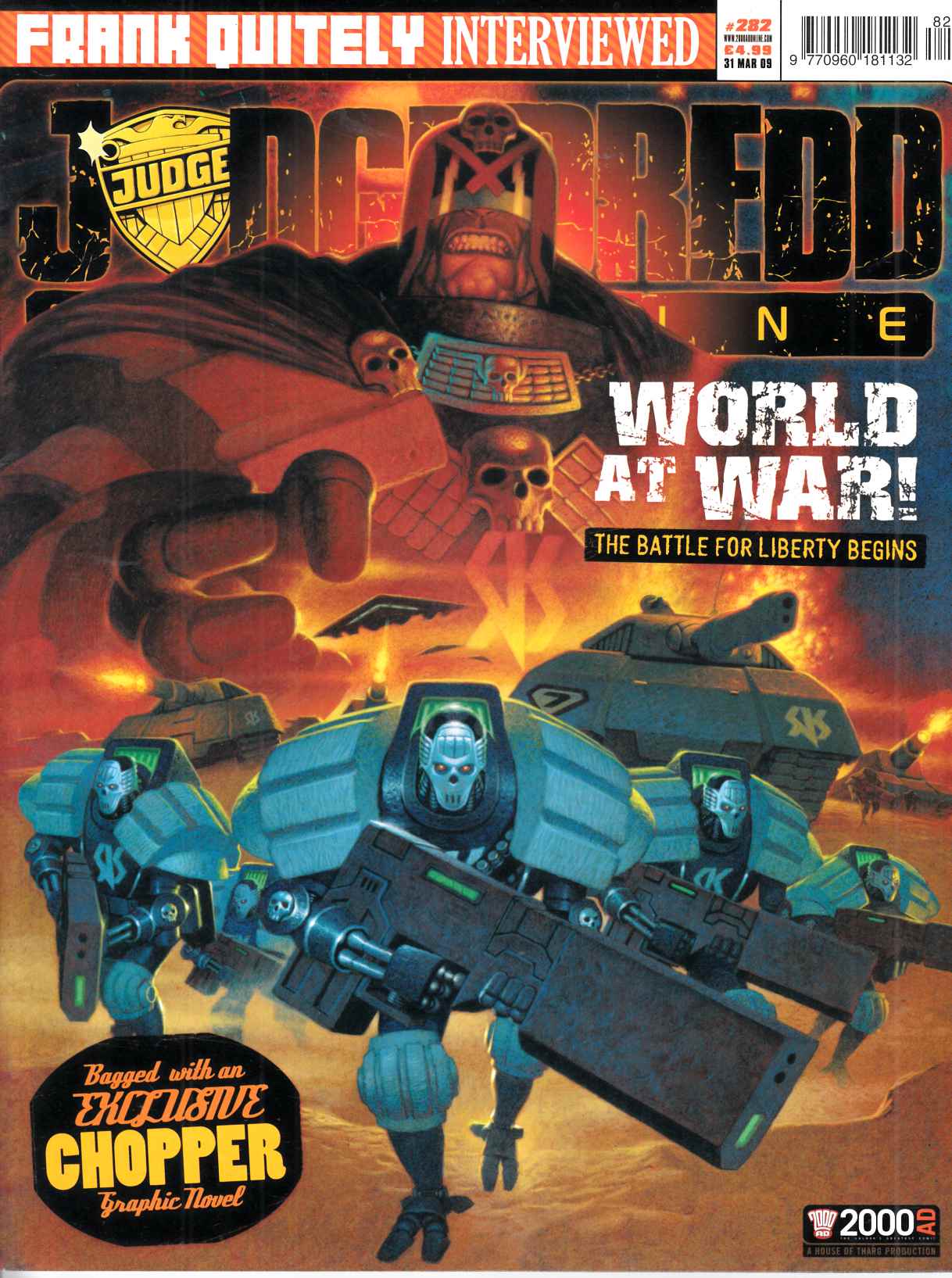 Judge Dredd Megazine #282 Very Fine (8.0) [Rebellion Magazine] LARGE