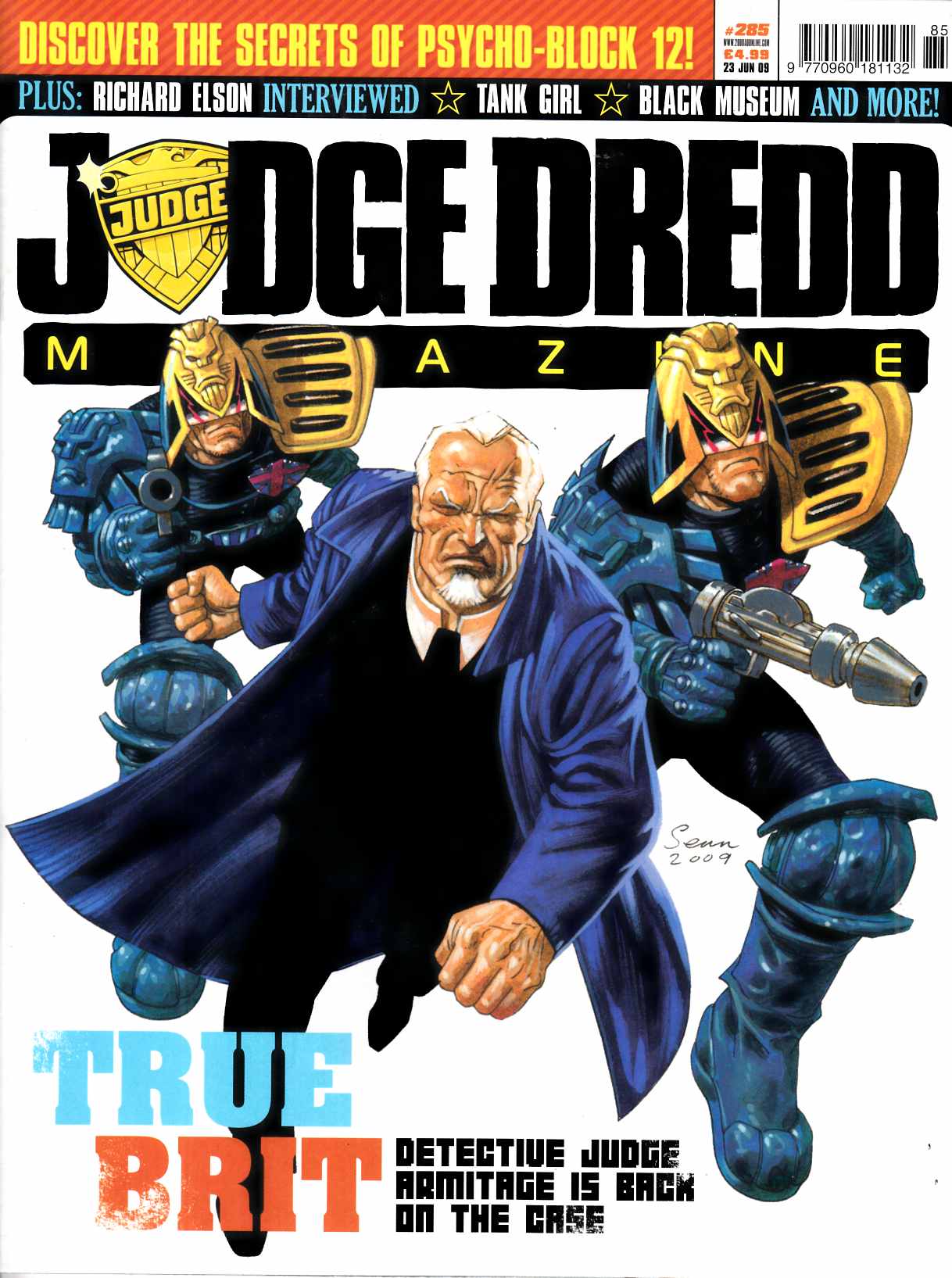 Judge Dredd Megazine #285 Near Mint (9.4) [Rebellion Magazine] LARGE