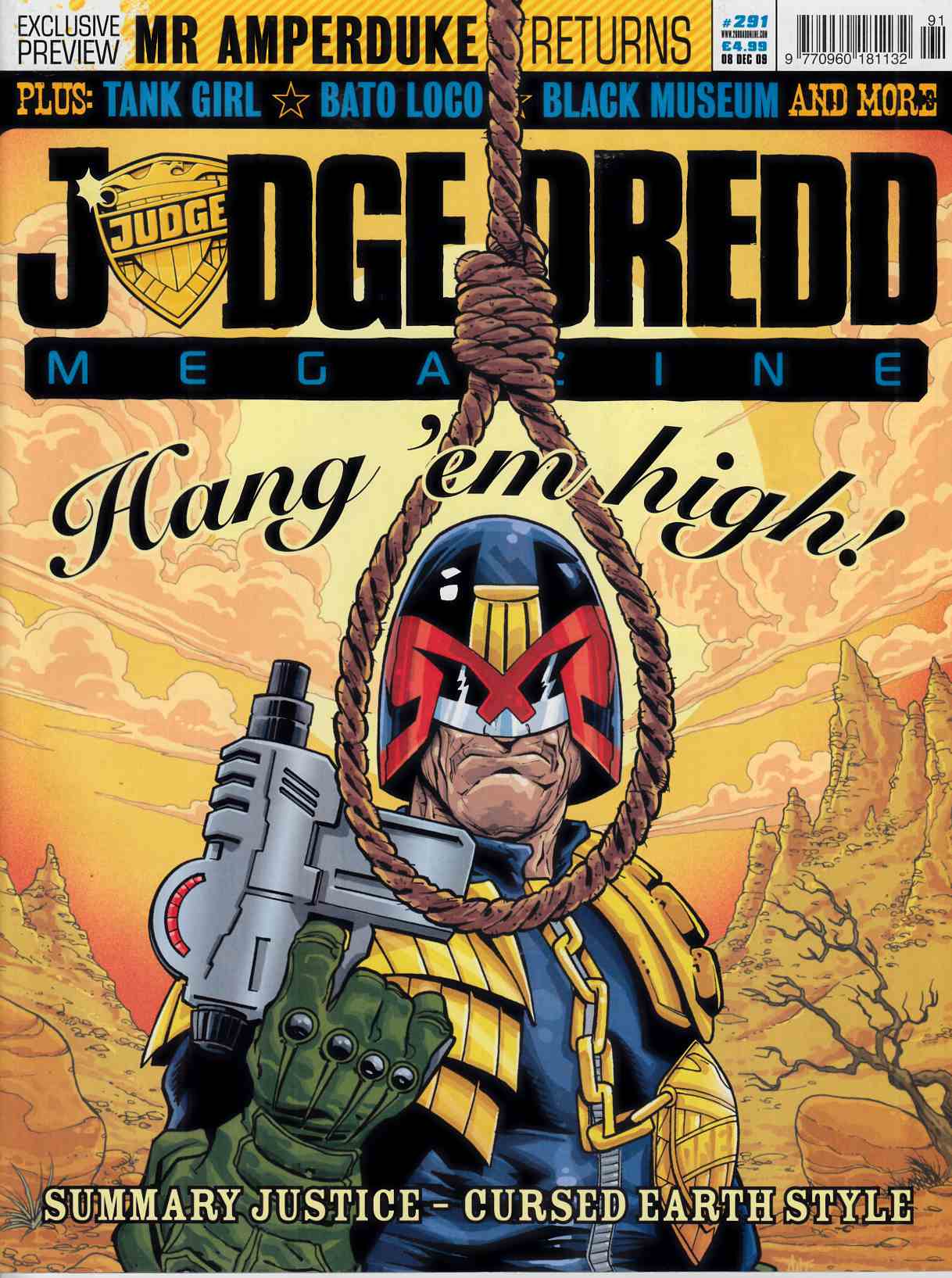Judge Dredd Megazine #291 Near Mint (9.4) [Rebellion Magazine] THUMBNAIL