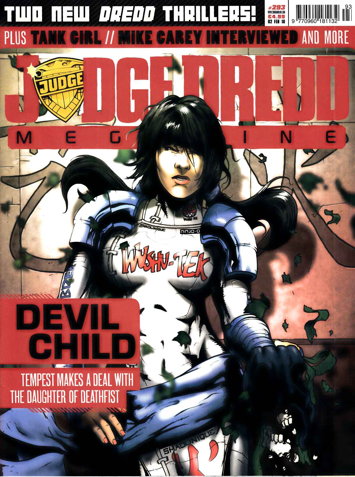 Judge Dredd Megazine #293 Near Mint (9.4) [Rebellion Magazine] LARGE