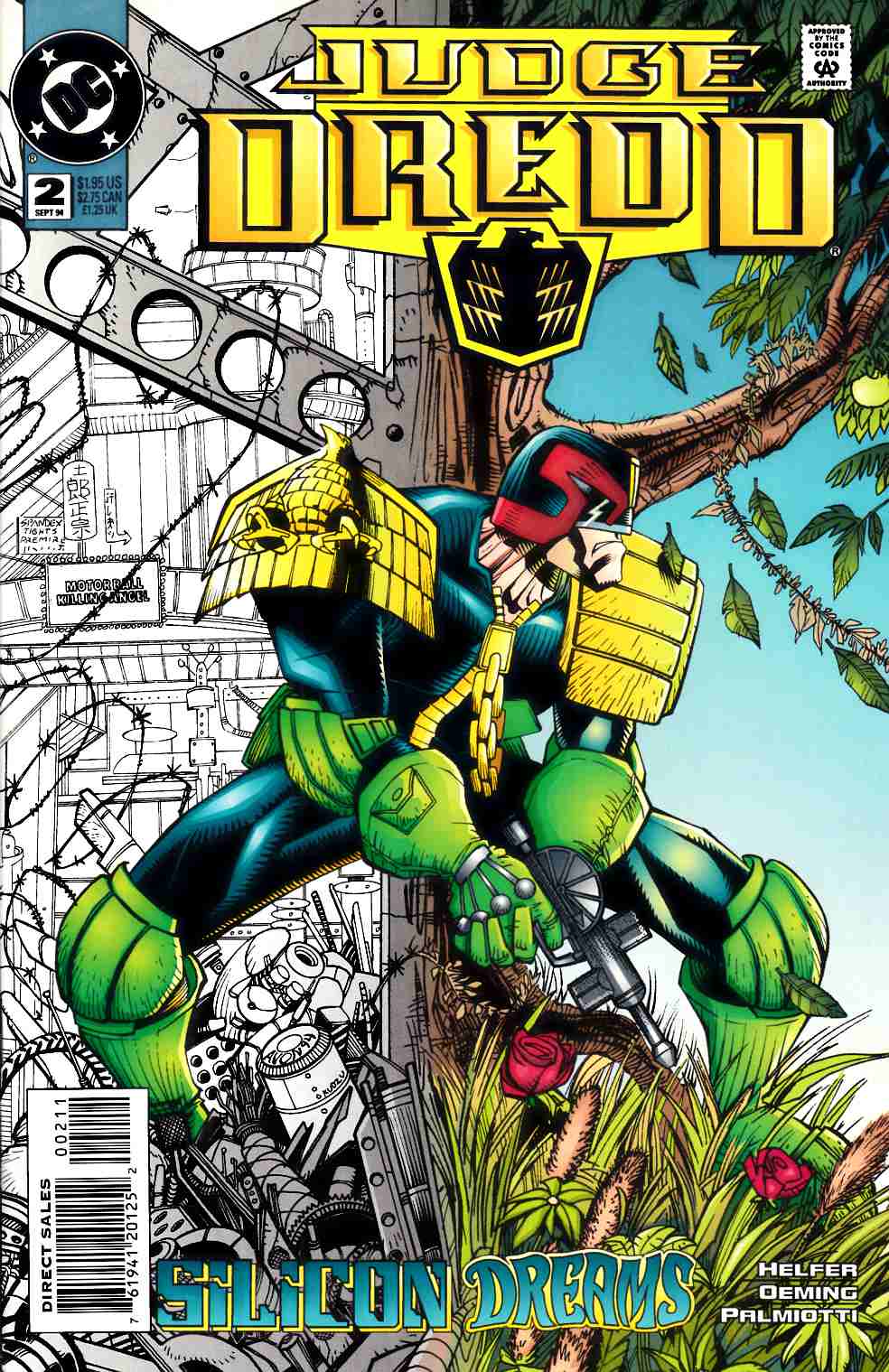 Judge Dredd #2 Near Mint (9.4) [DC Comic] LARGE