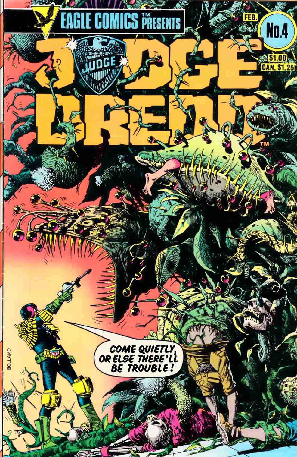 Judge Dredd #4 Fine (6.0) [Eagle Comic] LARGE