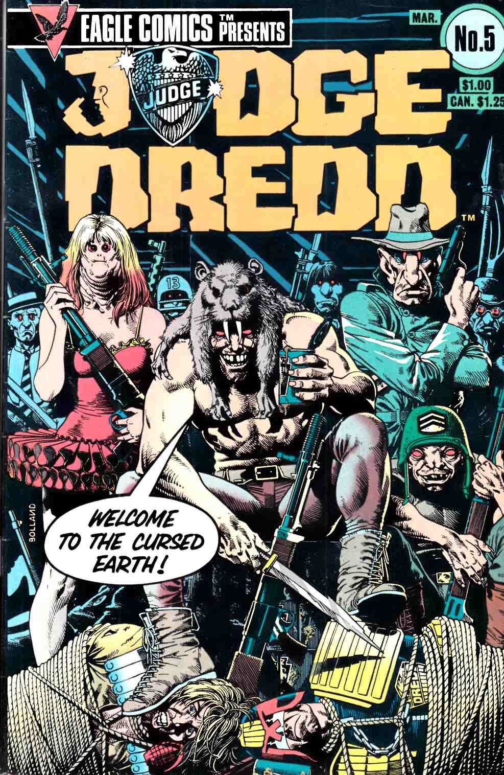 Judge Dredd #5 Very Fine (8.0) [Eagle Comic] LARGE