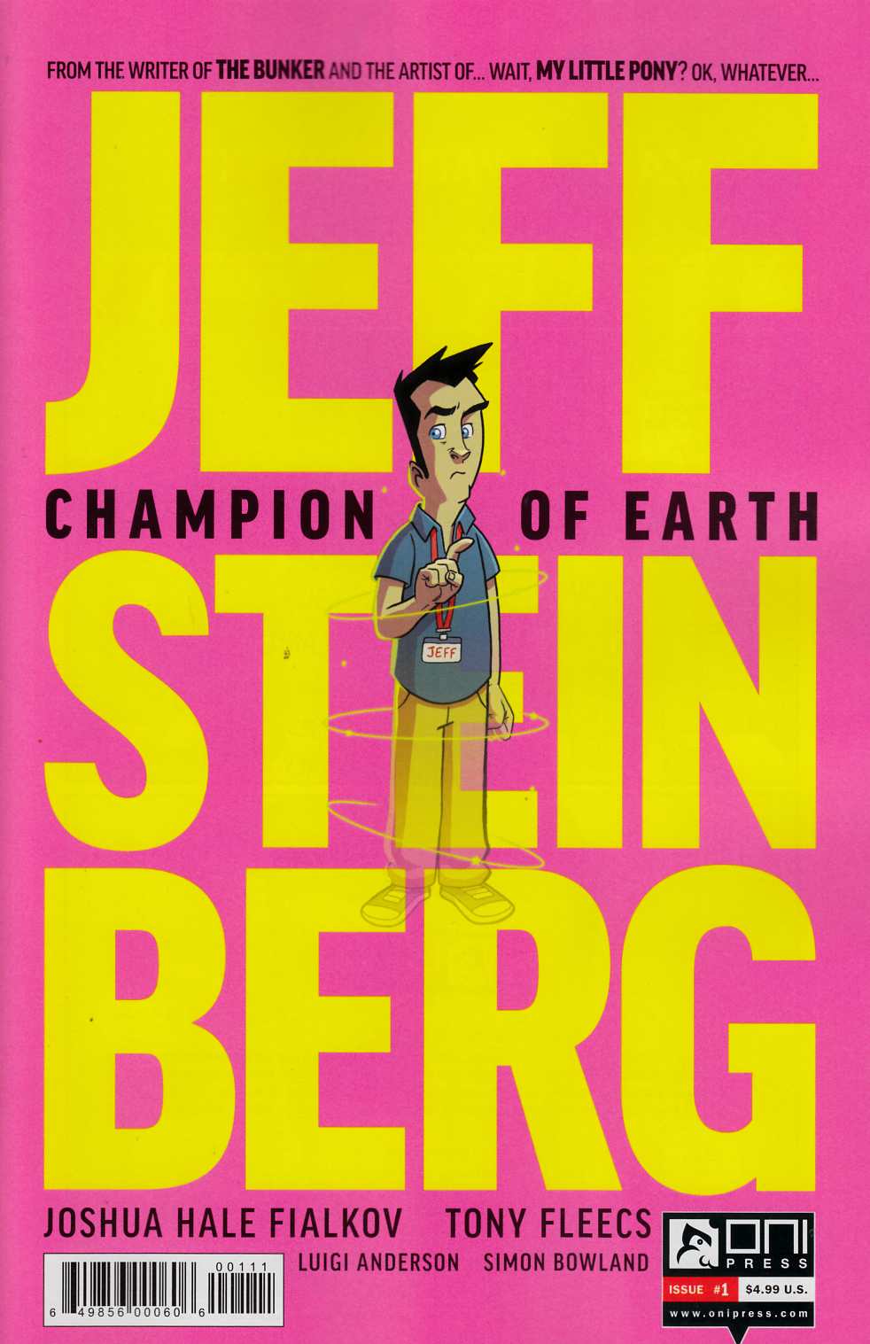 Jeff Steinberg Champion of Earth #1 [Oni Press Comic] THUMBNAIL