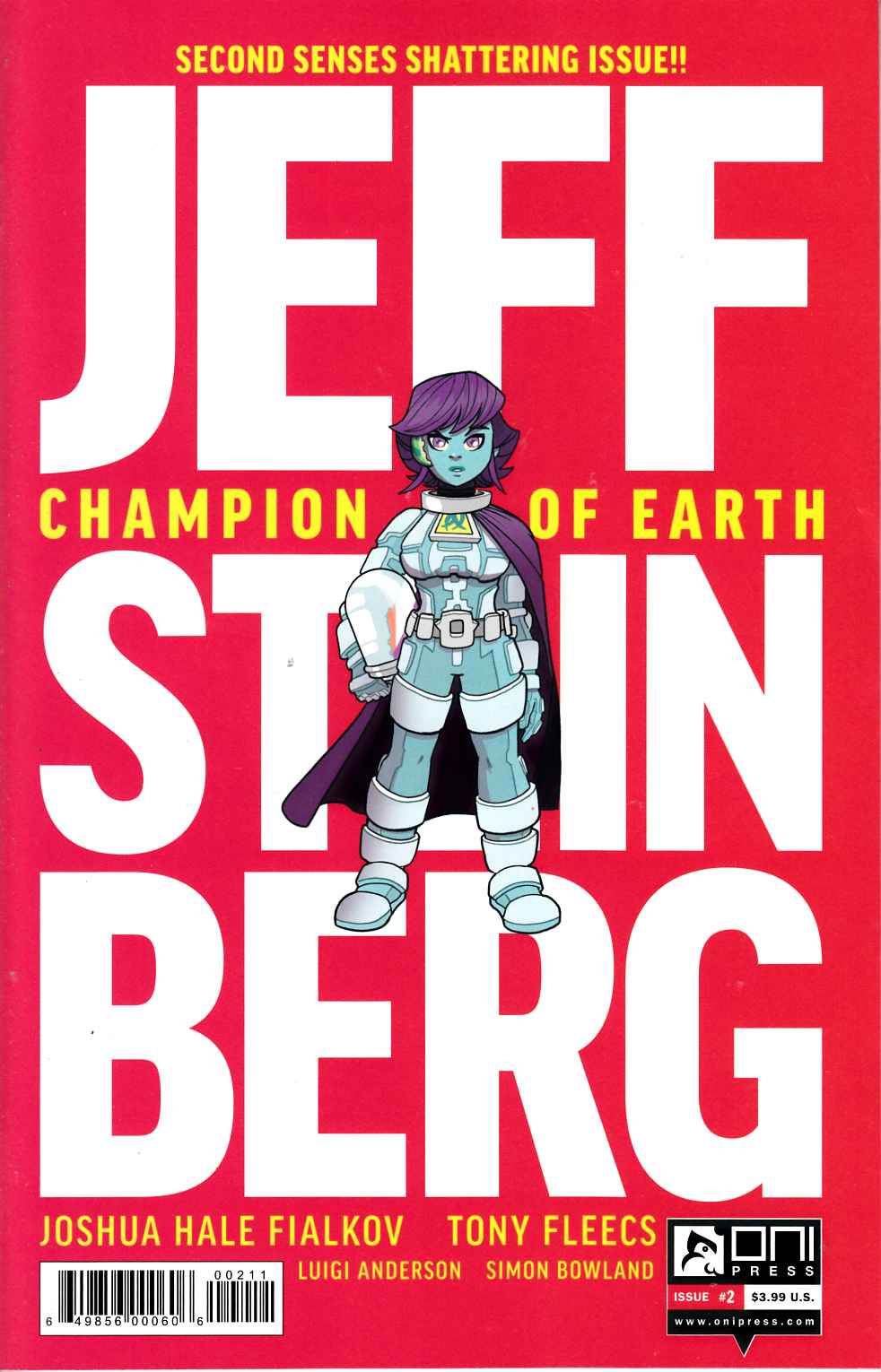 Jeff Steinberg Champion of Earth #2 [Oni Press Comic] THUMBNAIL