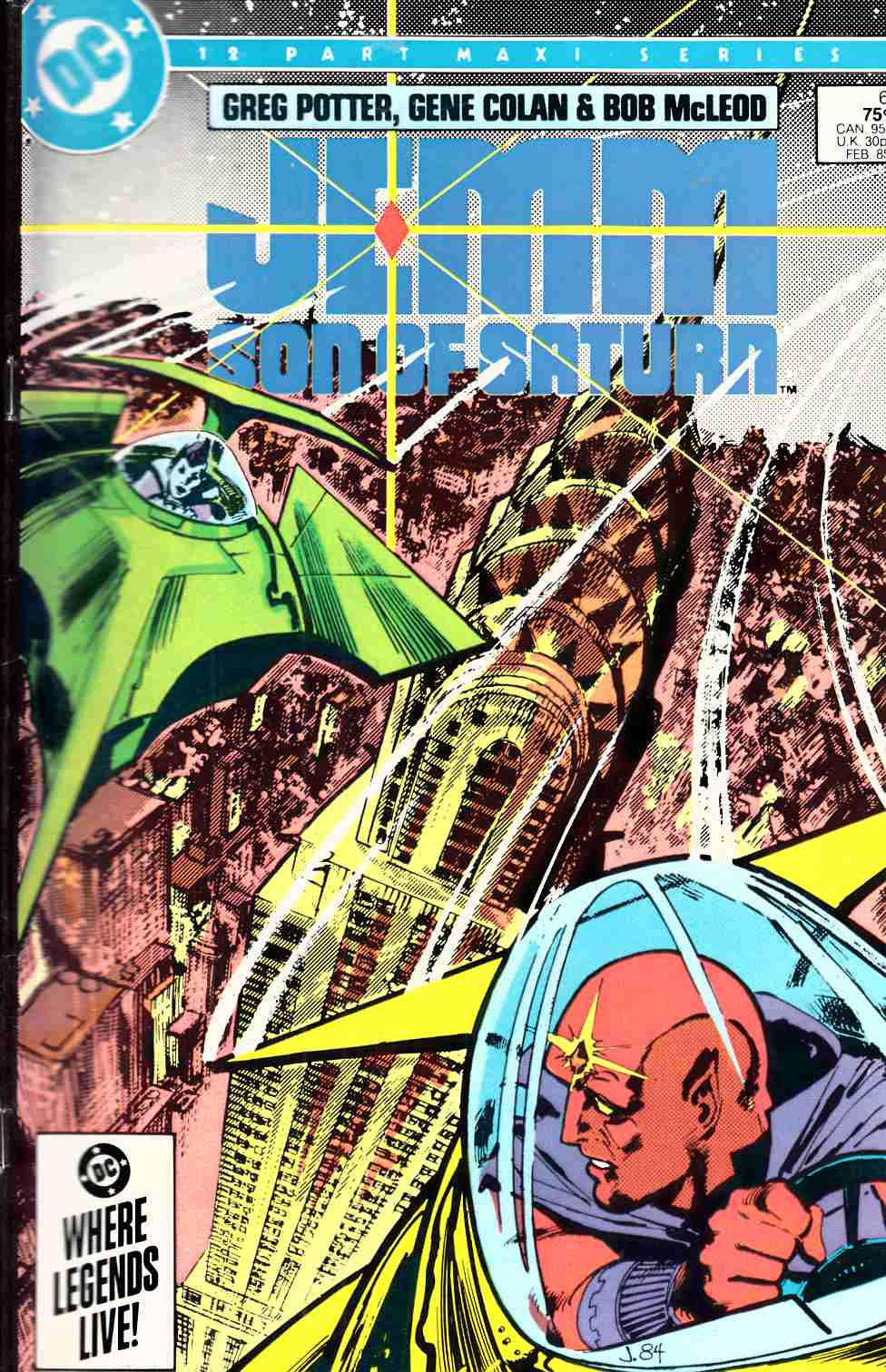 Jemm Son of Saturn #6 Fine (6.0) [DC Comic] LARGE