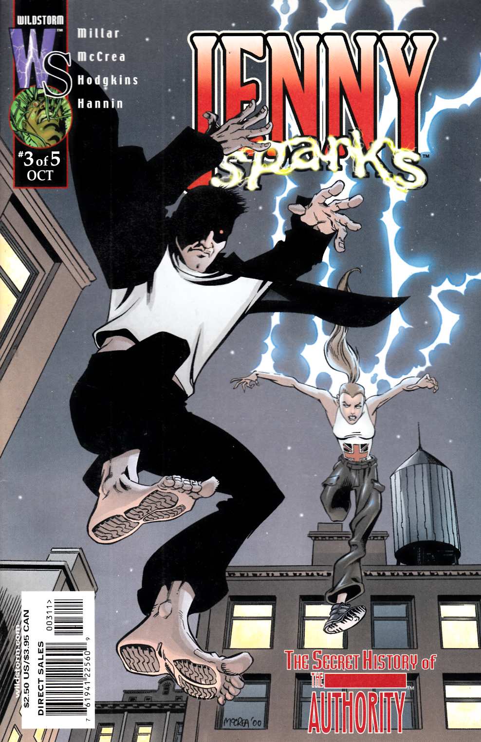 Jenny Sparks Secret History of the Authority #3 Very Fine (8.0) [DC Comic] LARGE