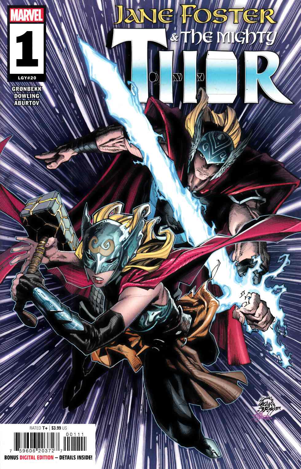 Jane Foster and Mighty Thor #1 Near Mint (9.4) [Marvel Comic] THUMBNAIL
