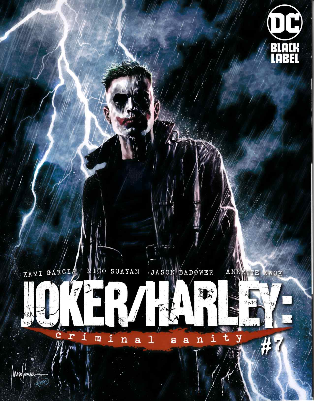 Joker Harley Criminal Sanity #7 Cover B Near Mint (9.4) [DC Comic] LARGE