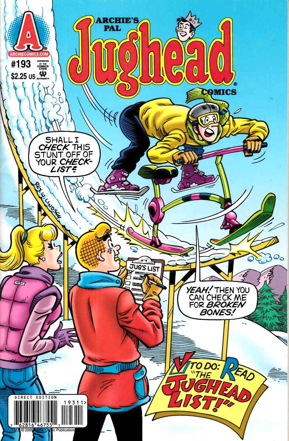 Jughead #193 Very Fine Minus (7.5) [Archie Comic] LARGE