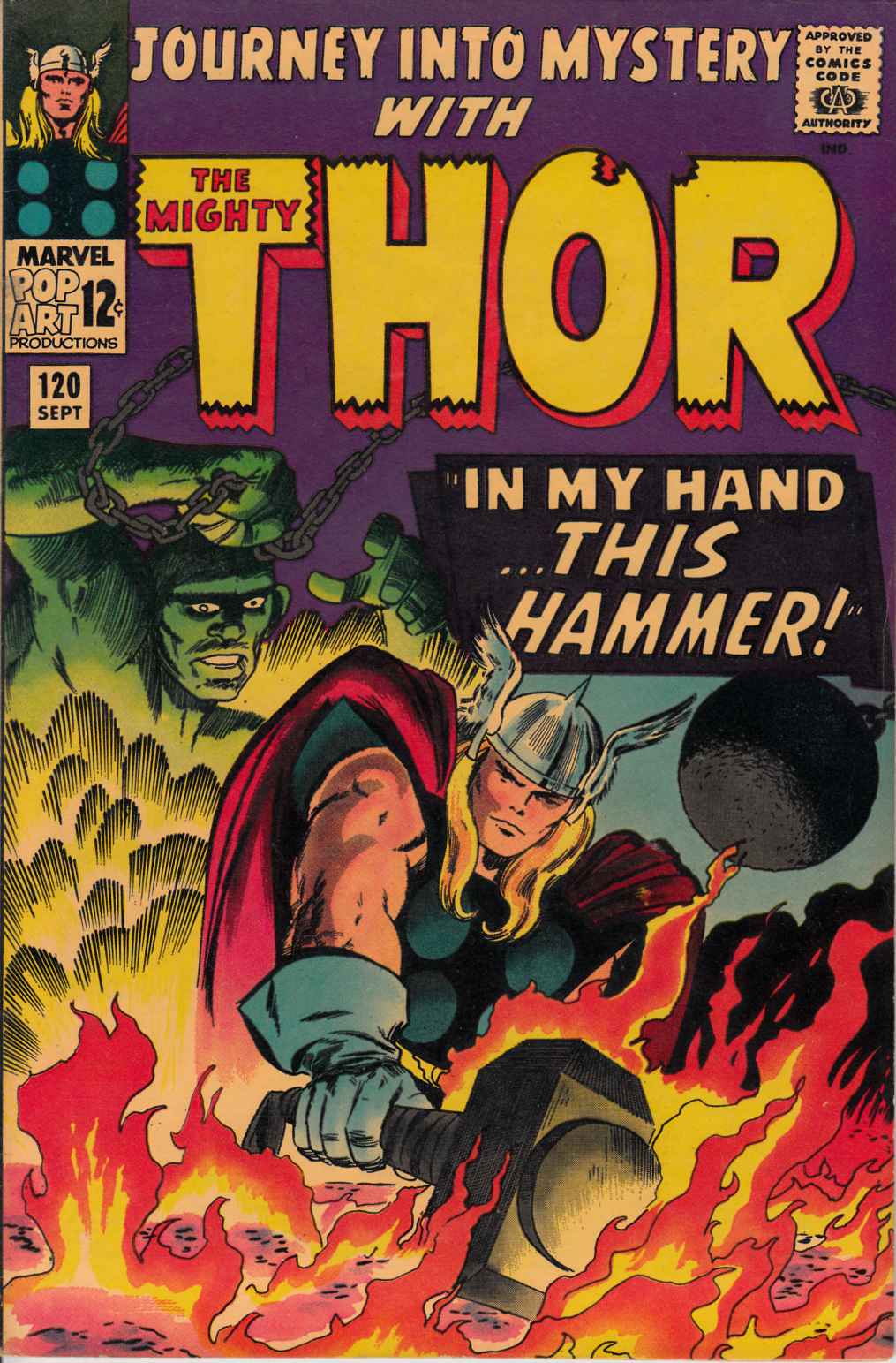 Journey Into Mystery Thor #120 Fine (6.0) [Marvel Comic] THUMBNAIL