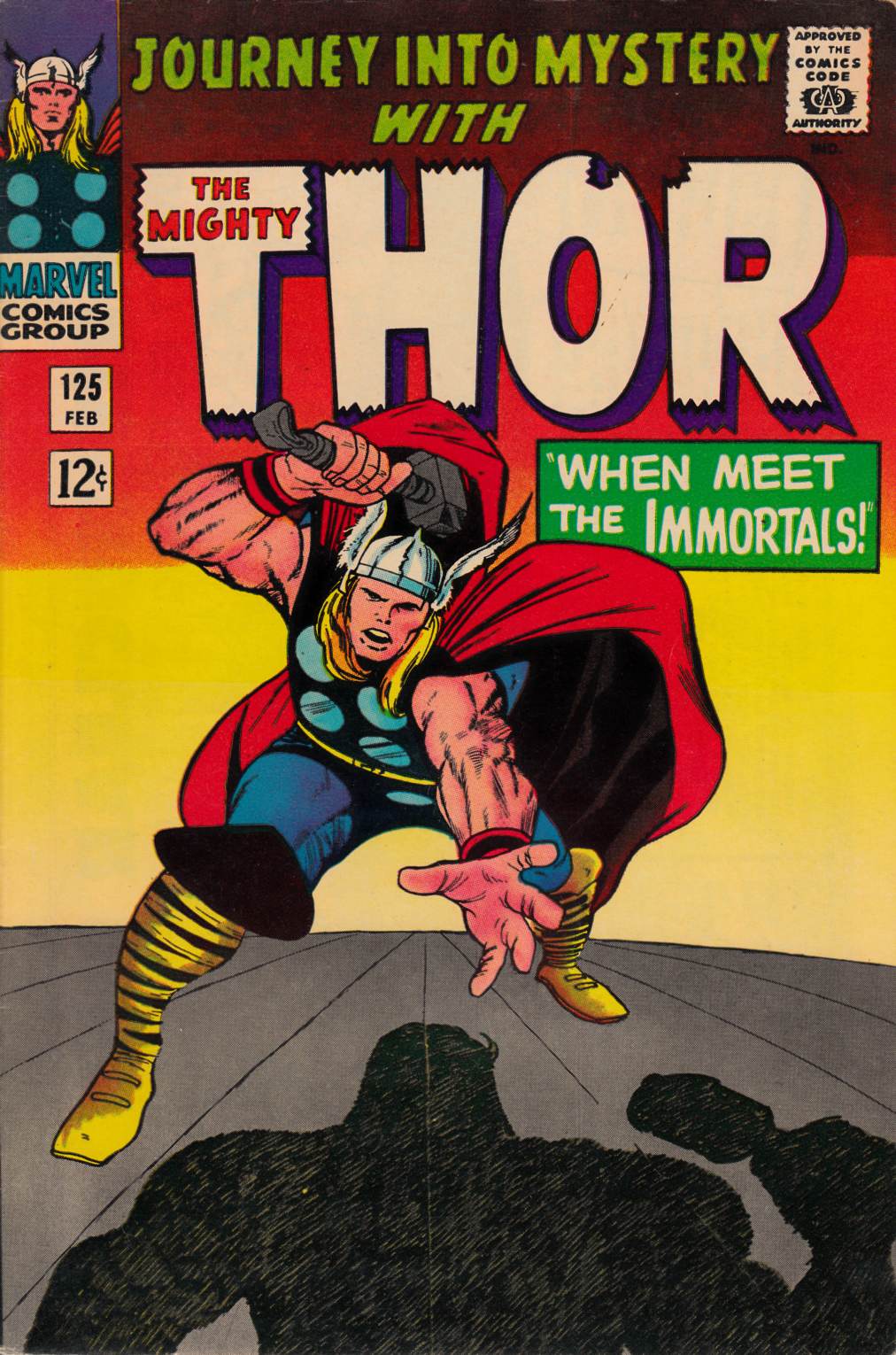 Journey Into Mystery Thor #125 Very Fine Minus (7.5) [Marvel Comic] THUMBNAIL