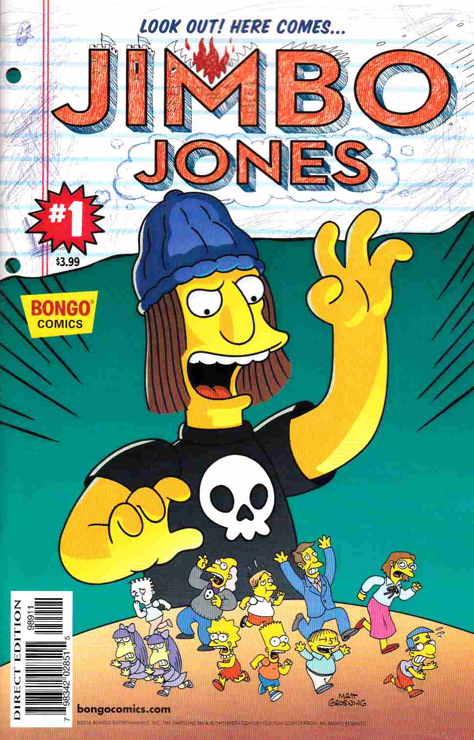 Jimbo Jones #1 (One Shot) [Bongo Comic] THUMBNAIL