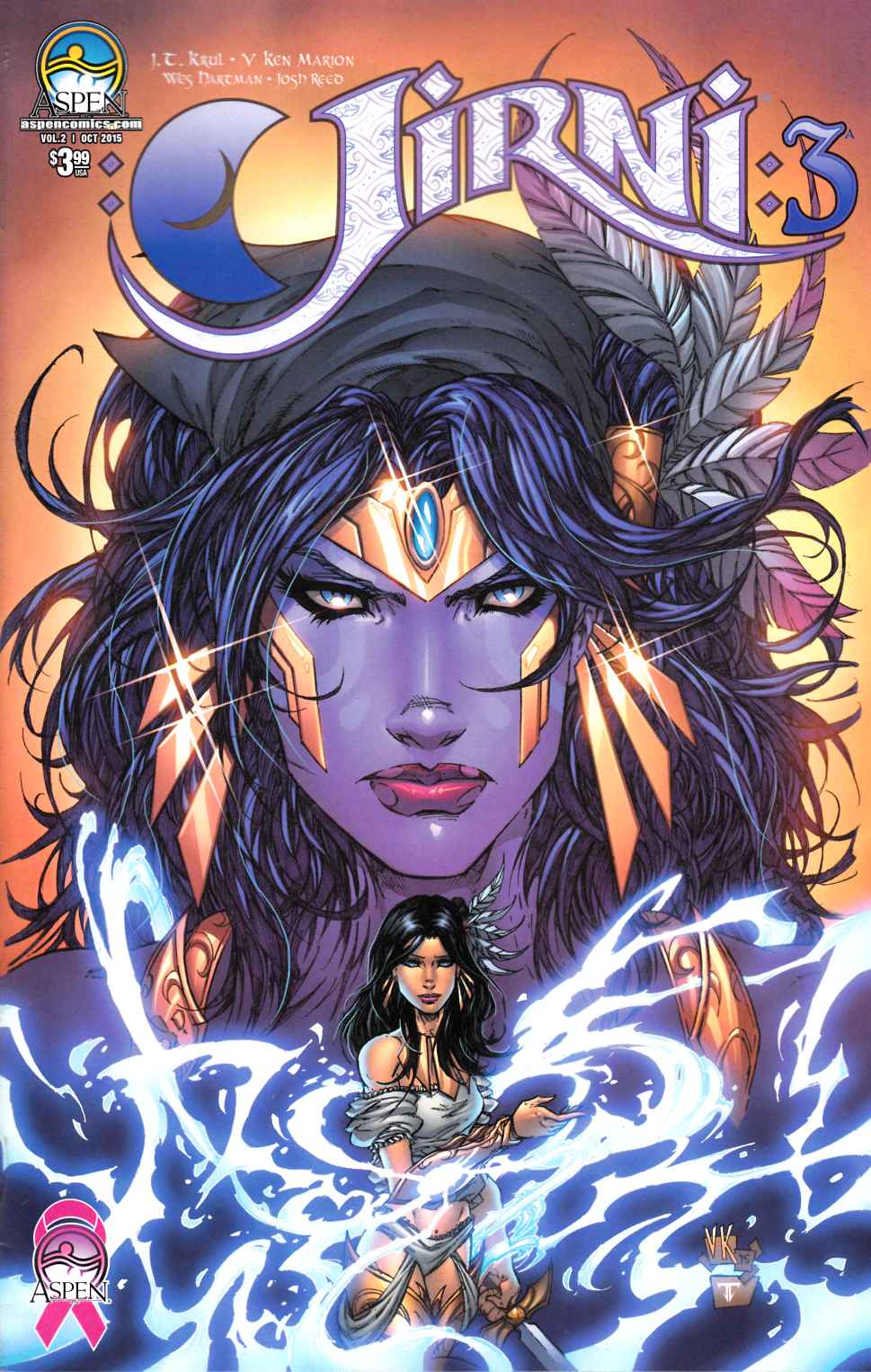 Jirni Vol 2 #3 Cover A- Mariom [Aspen Comic] THUMBNAIL