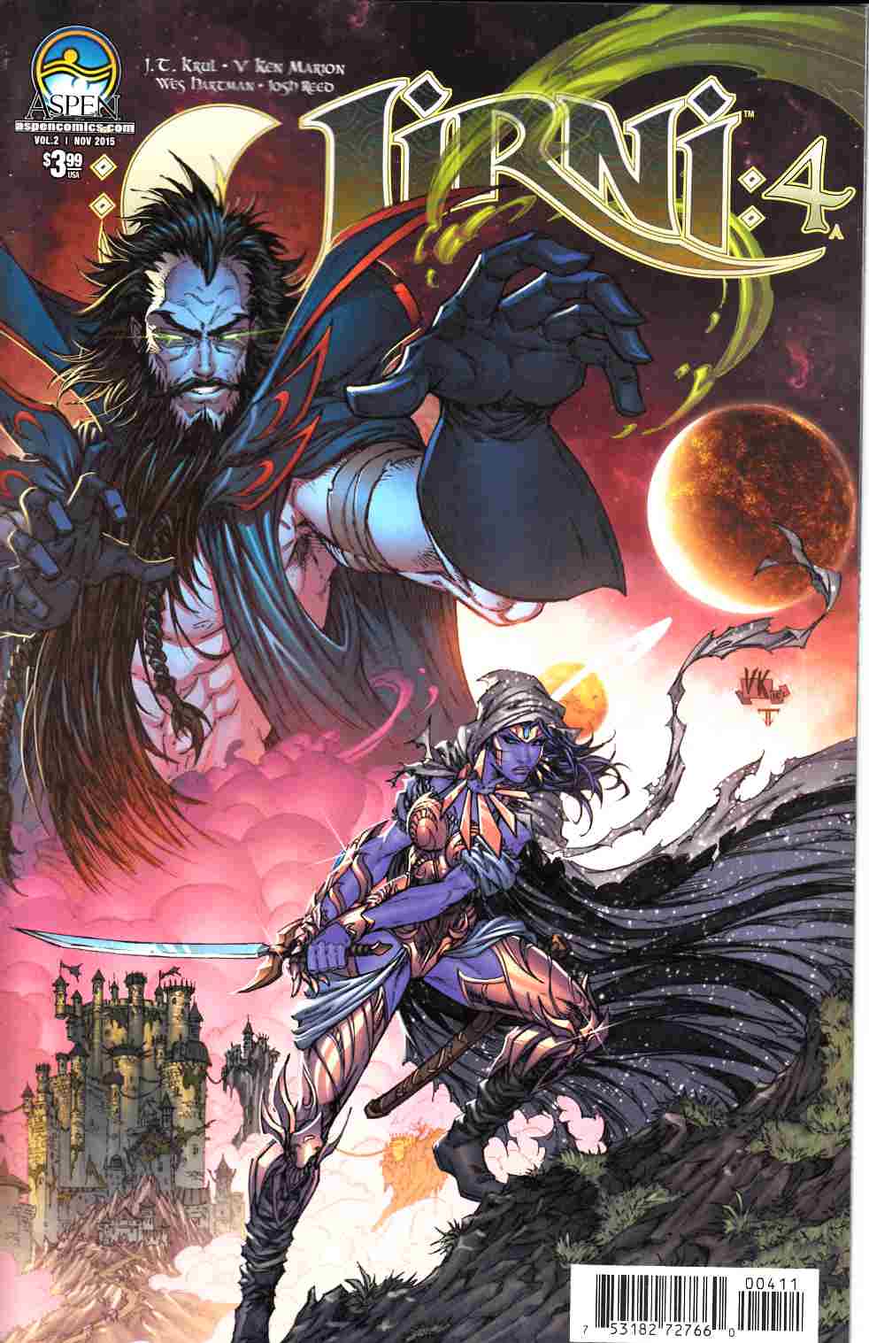 Jirni Vol 2 #4 Cover A- Marion [Aspen Comic] THUMBNAIL