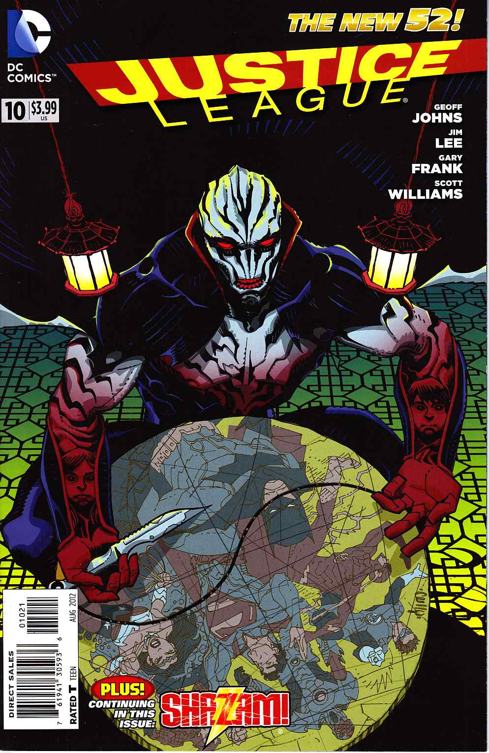 Justice League #10 Hamner Variant Cover Near Mint (9.4) [DC Comic] THUMBNAIL