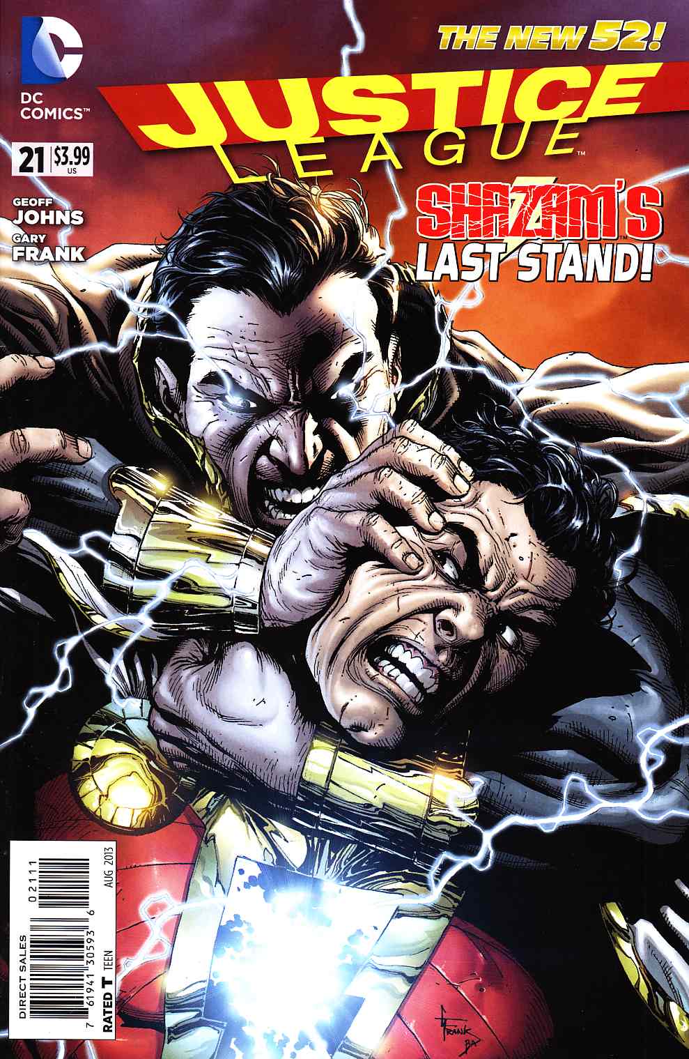 Justice League #21 Near Mint (9.4) [DC Comic] LARGE
