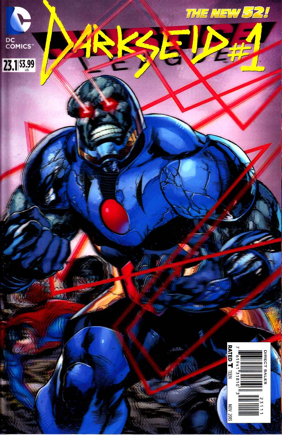 Justice League #23.1 Darkseid 3-D Edition Near Mint (9.4) [DC Comic] LARGE