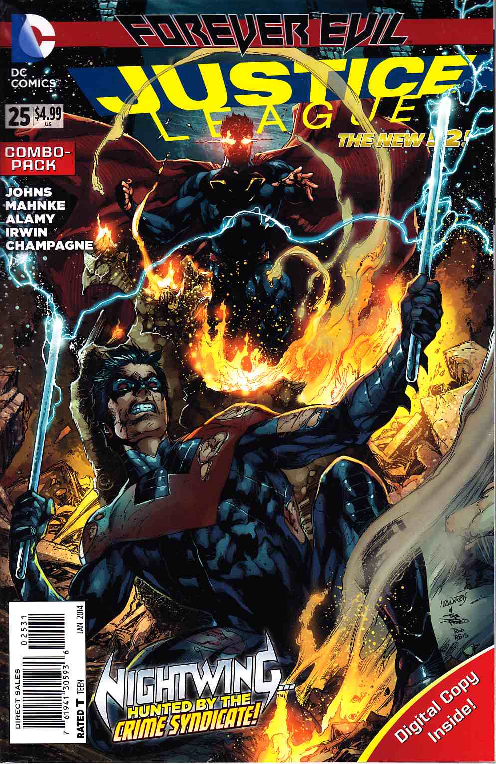 Justice League #25 Combo Pack (Evil) [DC Comic] THUMBNAIL