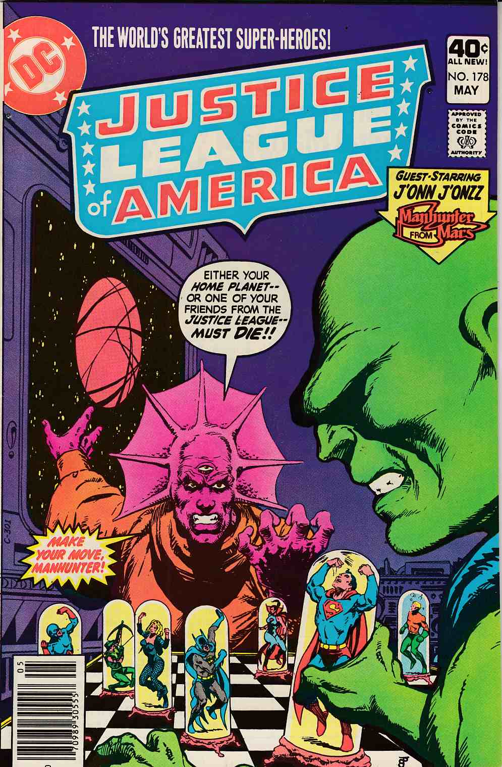 Justice League of America #178 Newsstand Edition Very Fine (8.0) [DC Comic] THUMBNAIL