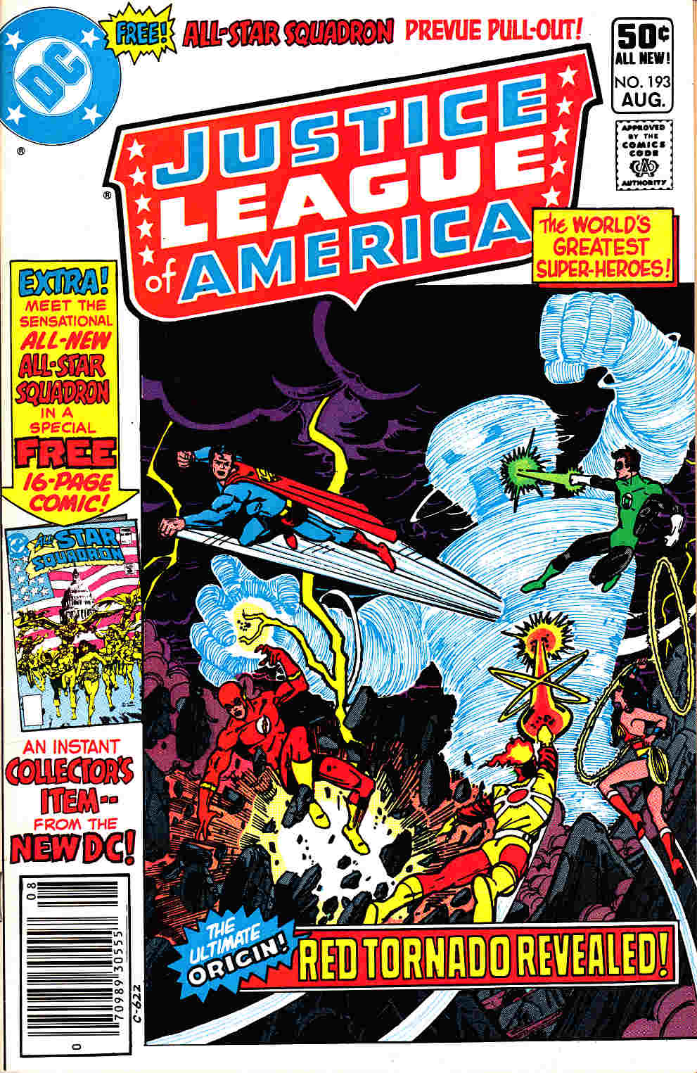 Justice League Of America #193 Newsstand Edition Fine (6.0) [DC Comic] LARGE