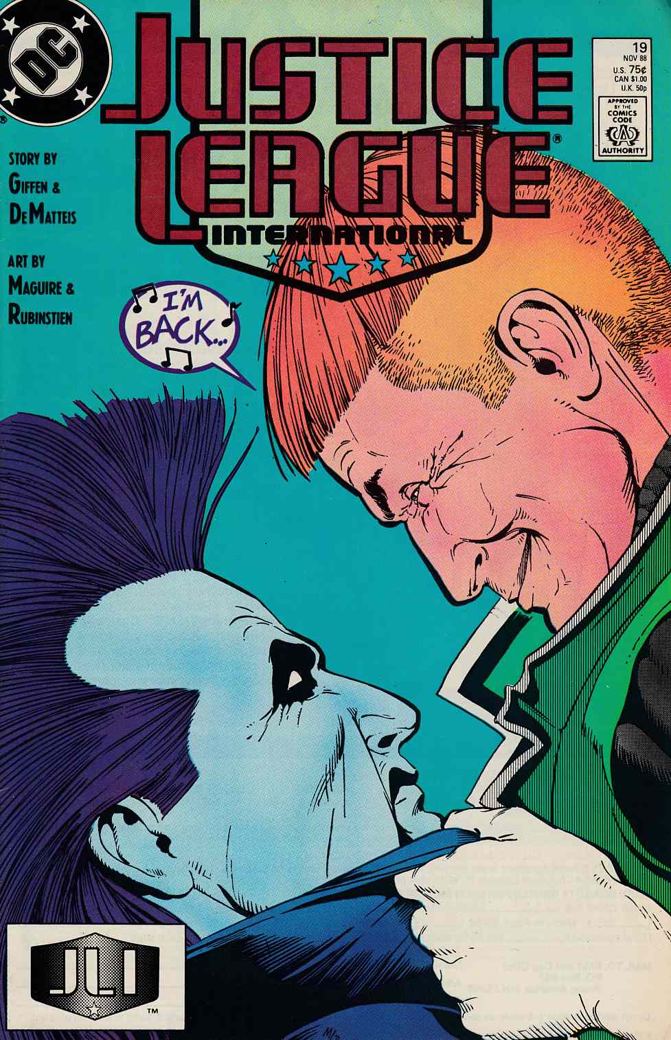 Justice League America #19 Very Fine Minus (7.5) [DC Comic] LARGE