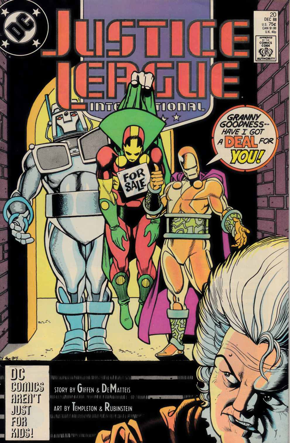 Justice League America #20 Fine (6.0) [DC Comic] THUMBNAIL