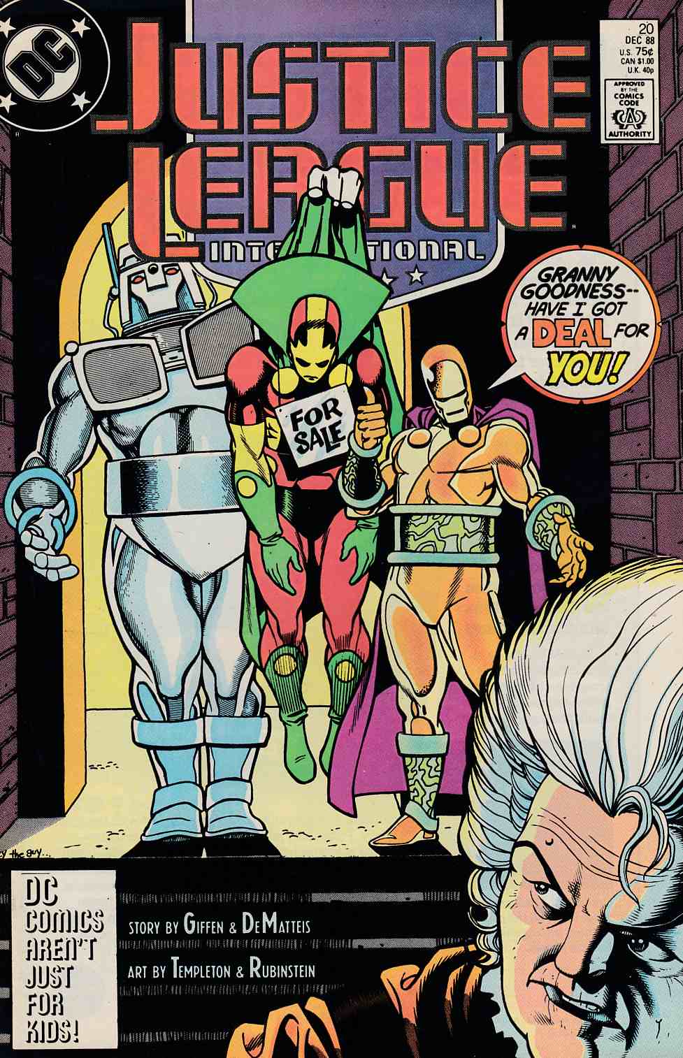 Justice League America #20 Near Mint (9.4) [DC Comic] LARGE