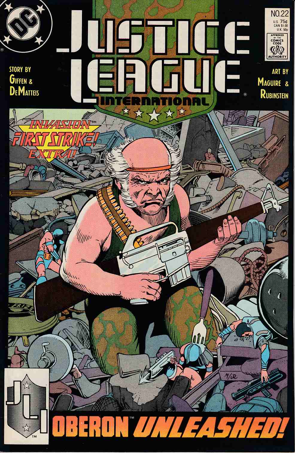 Justice League America #22 Very Fine (8.0) [DC Comic] LARGE